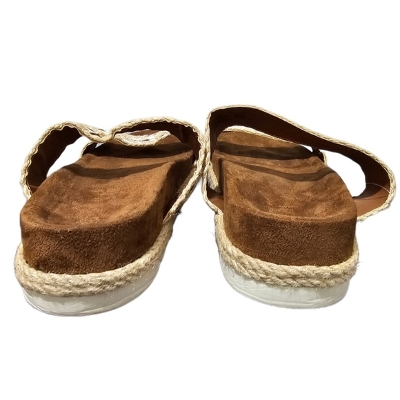 Time And Tru Women's Raffia Two Band Slide Sandals NWOT - Picture 6 of 10